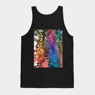 Photographic Image of Multi-colored Sequins Tank Top